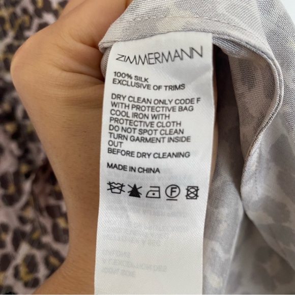 Zimmermann Sabotage silk leopard midi dress - Picture 5 of 7